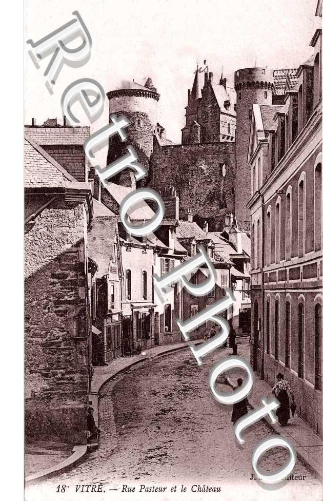 rue Pasteur et le chateau.