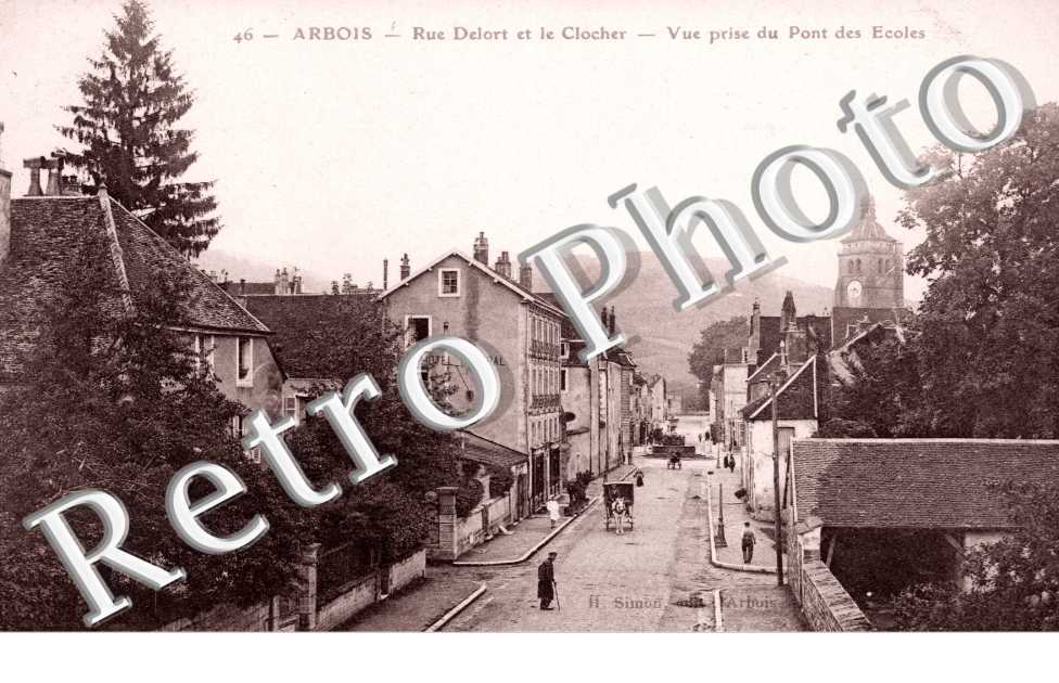 Rue Delort et le Clocher