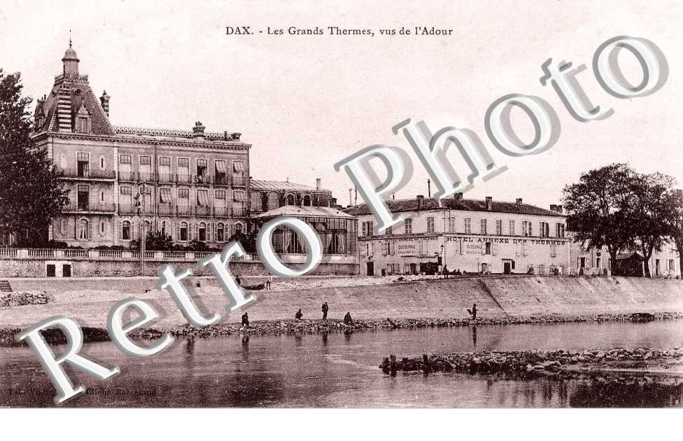 Les grands thermes, vus de l&#039;Adour