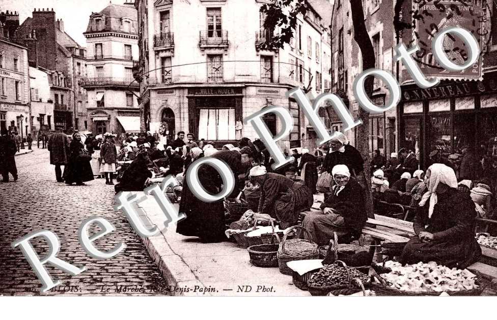 le marche, rue Denis Papin