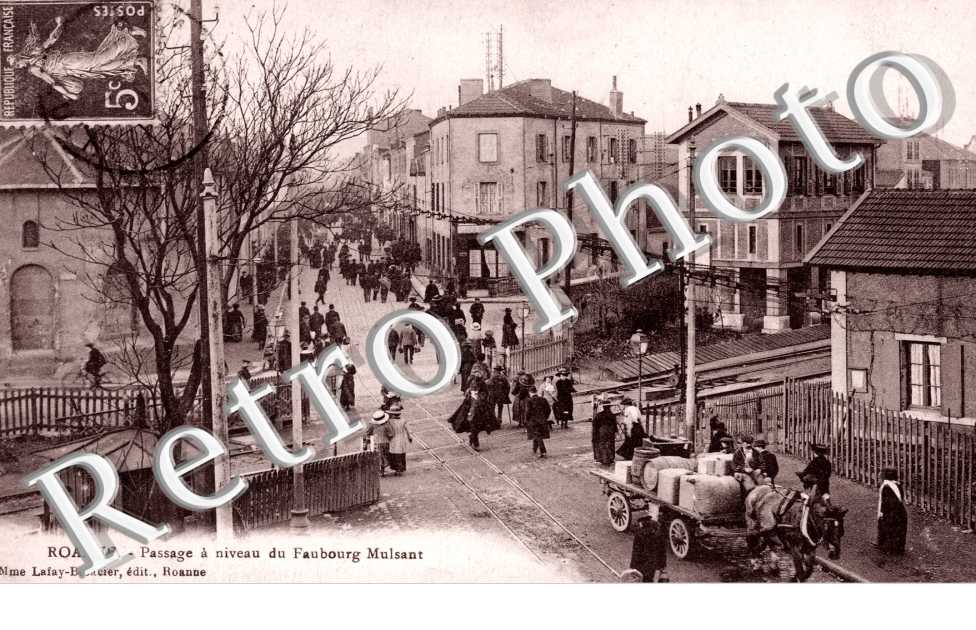 Passage a niveau du Faubourg Mulsant