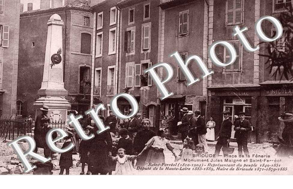 place de la fenerie monument jules maigne et saint fereol