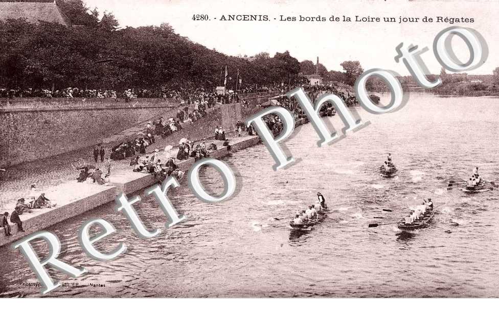 les bords de la Loire un jour de regates