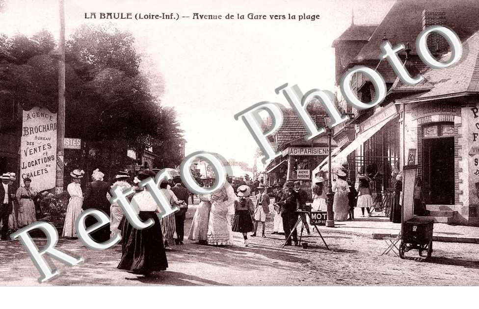 Avenue de la gare vers la Plage