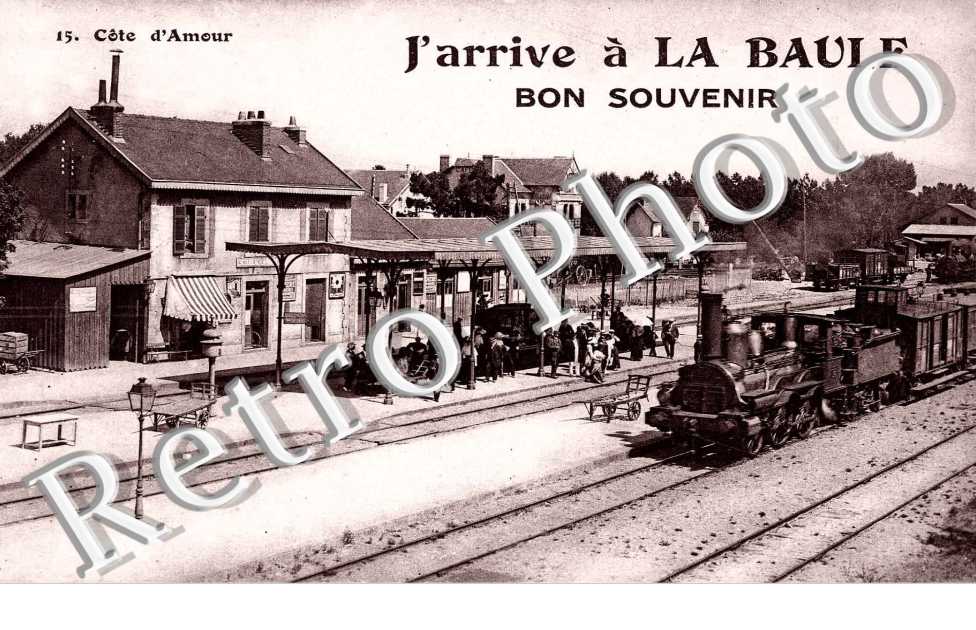 souvenir de la Baule - la gare