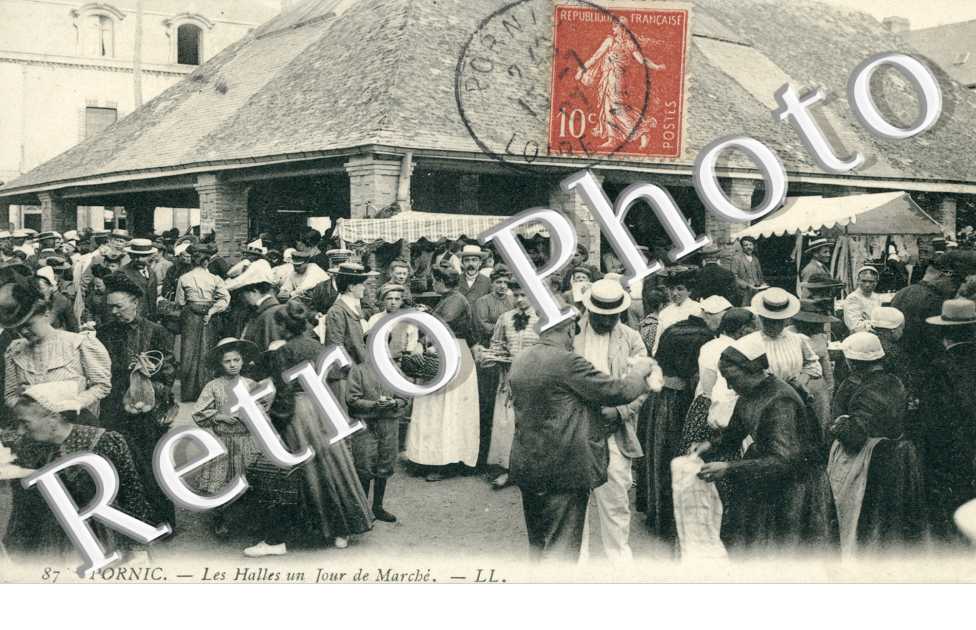 les halles un jour de marche