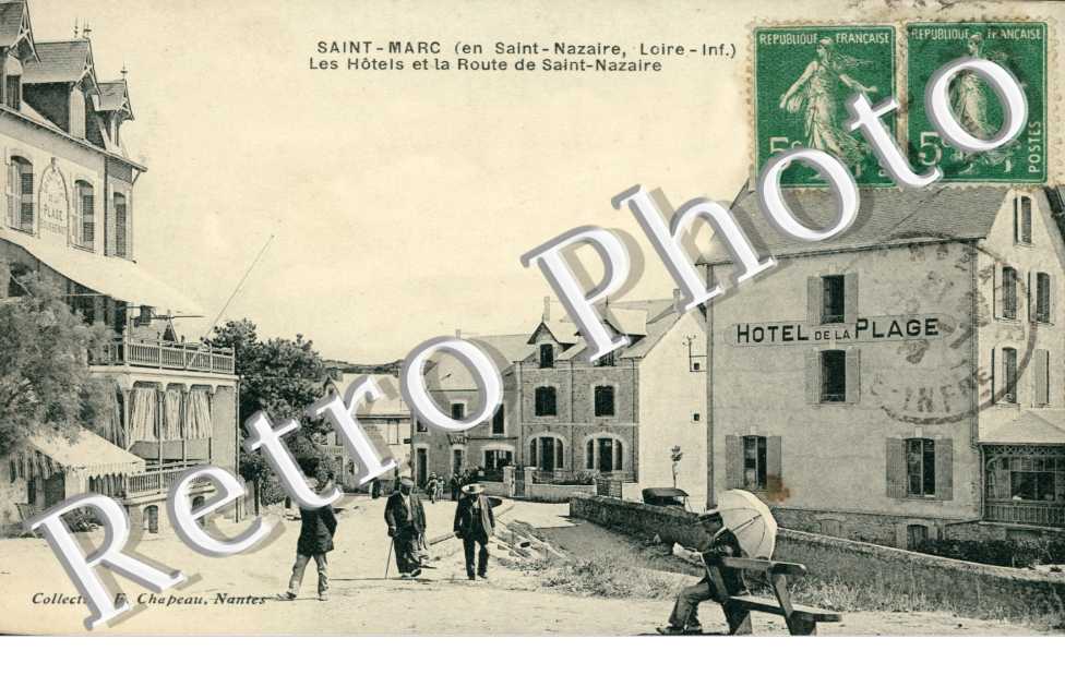 SAINT-MARC - les hotels et la route de St Nazaire