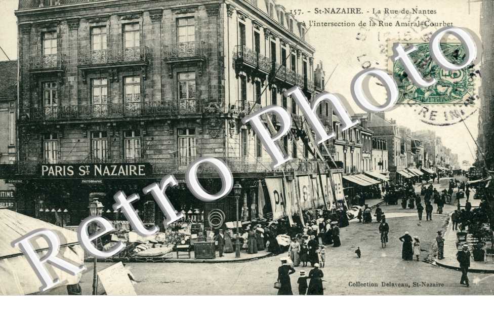 Rue de Nantes à l&#039;intersection de la rue Amiral-Courbet