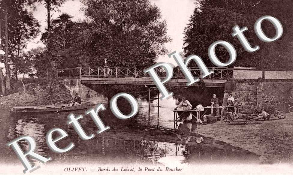 Bords du Loiret, le Pont du Boucher