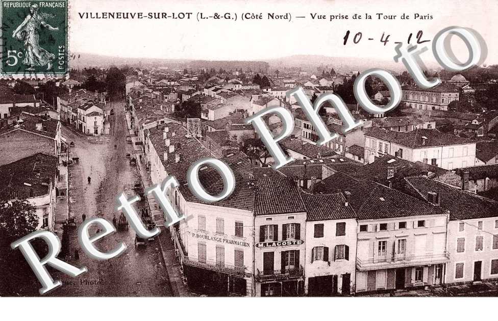 VUE PRISE DE LA TOUR DE PARIS