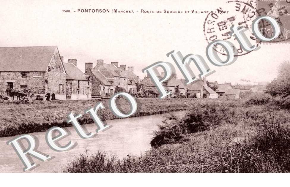 Route de Sougeal et Village du Port