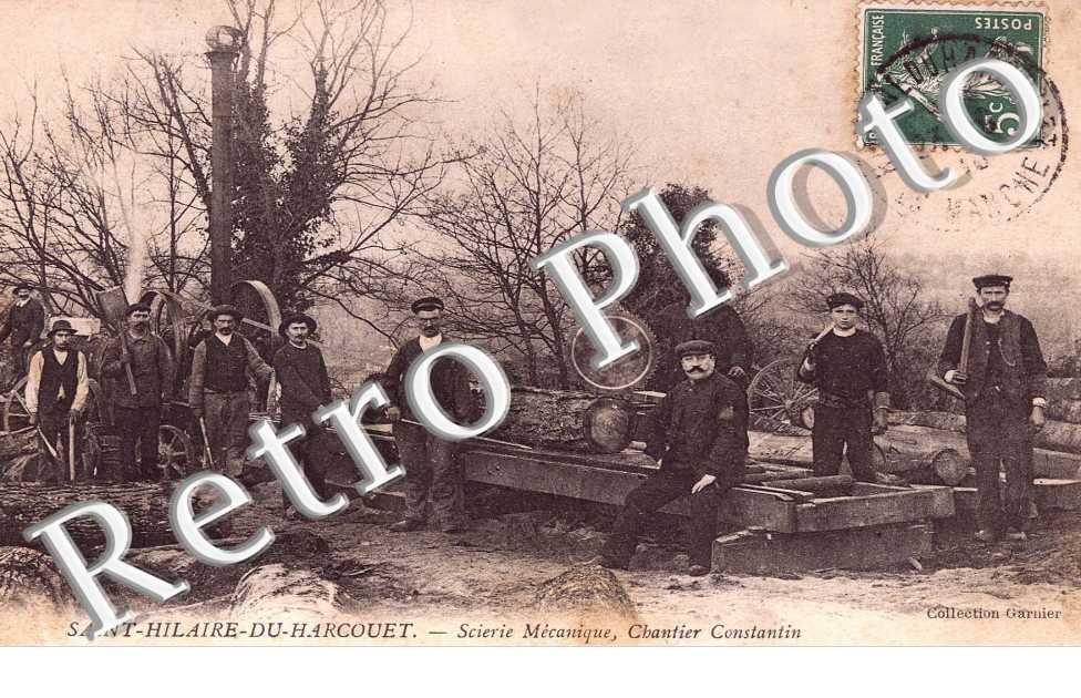 Scierie mecanique - chantier Constantin