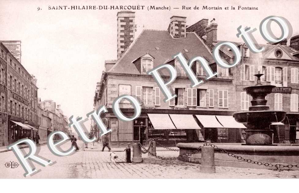 Rue de Mortain et la Fontaine