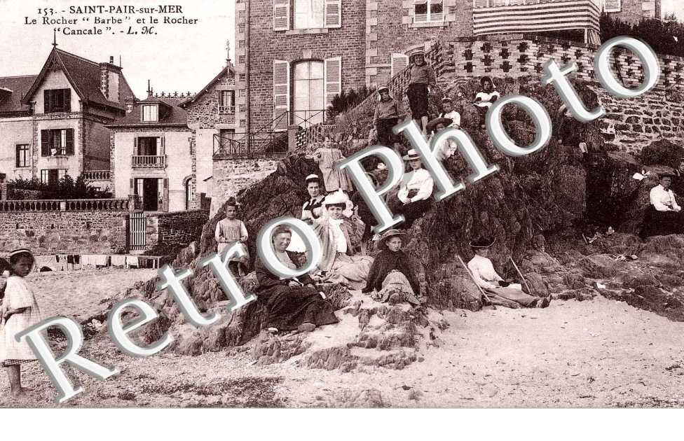 le rocher "Barbe" et le rocher "Cancale"