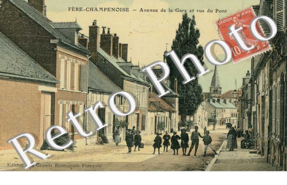 Avenue de la gare et rue du pont