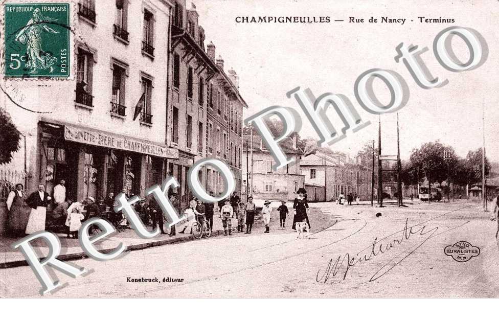 Rue de Nancy, Terminus