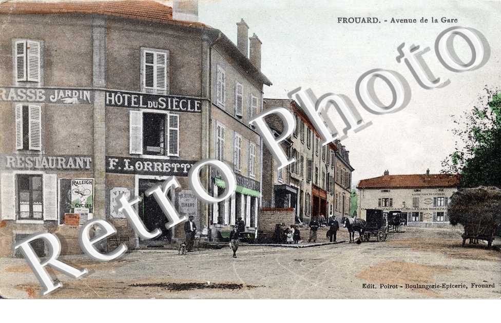 Avenue de la gare - Hôtel du Siècle - Restaurant F. Lorrette