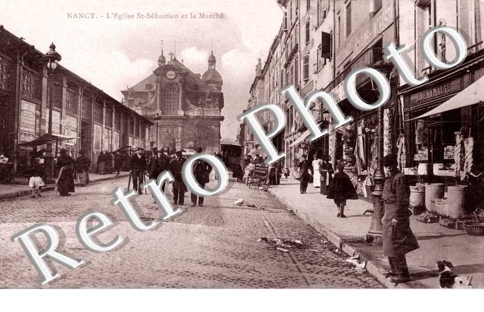 EGLISE SAINT-SEBASTIEN ET LE MARCHE