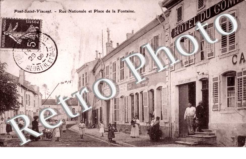 Rue Nationale et Place de la Fontaine.