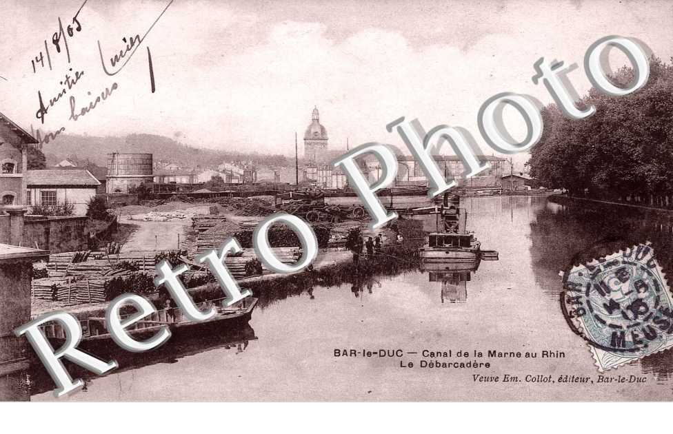 CANAL DE LA MARNE AU RHIN - LE DEBARCADERE