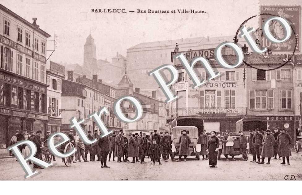rue Rousseau et ville haute