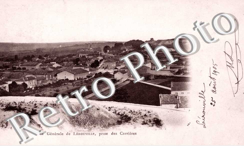 Vue Generale de Lerouville prise de Carrieres