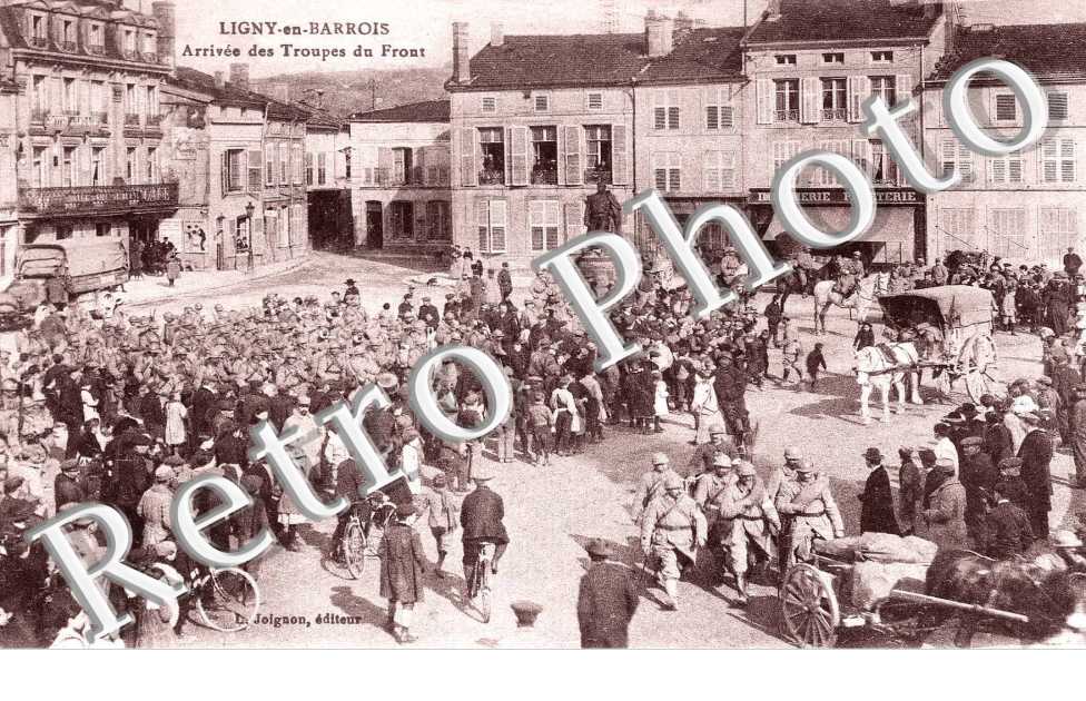 arrivee des troupes du front