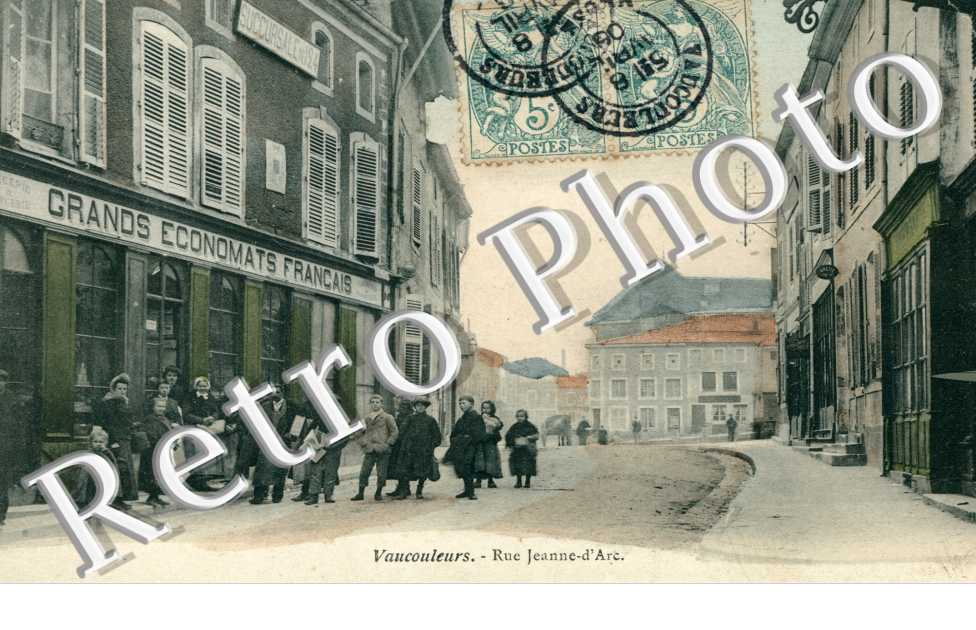 Rue Jeanne d'Arc - Grands Economats Francais (couleur)