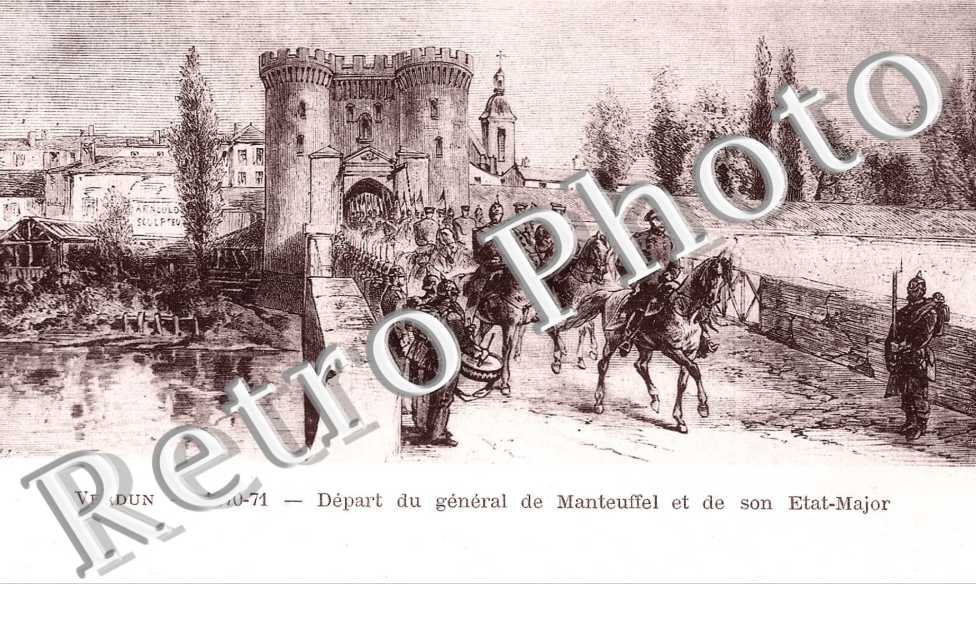 Depart du General Manteuffel et de son etat major