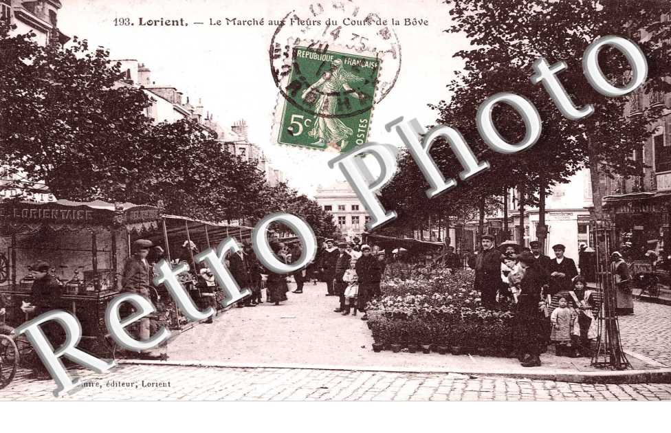 LE MARCHE AUX FLEURS DU COURS DE LA BOVE
