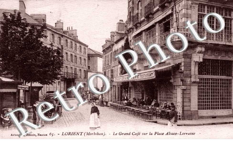 le grand cafe sur place Alsace Lorraine