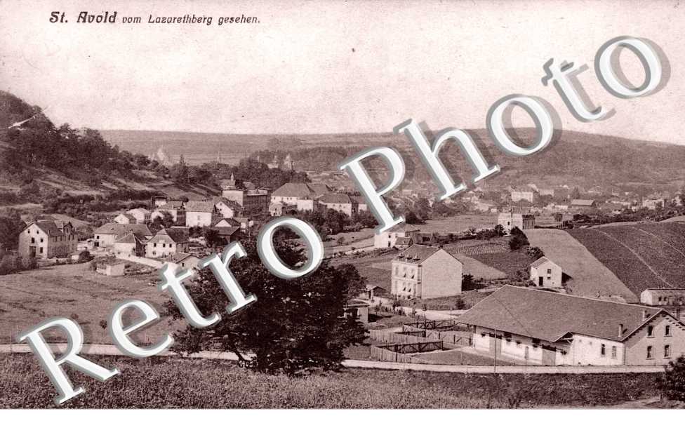 Saint Avold vom Lazarethberg gesehen