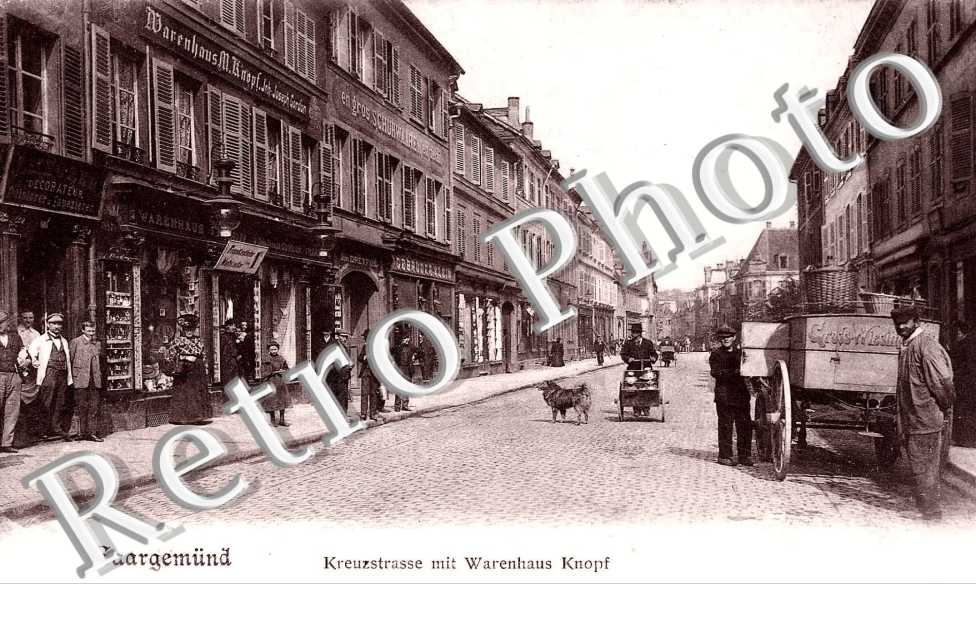 Kreuzstrasse mit Warenhaus Knopf