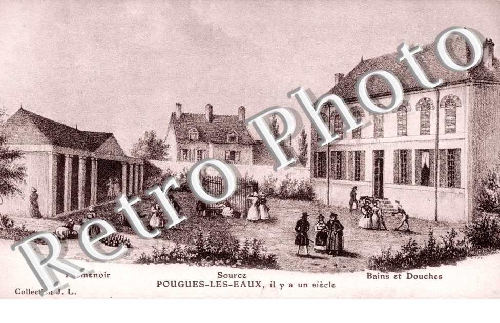 Source, les Bains Douches il y a une siecle