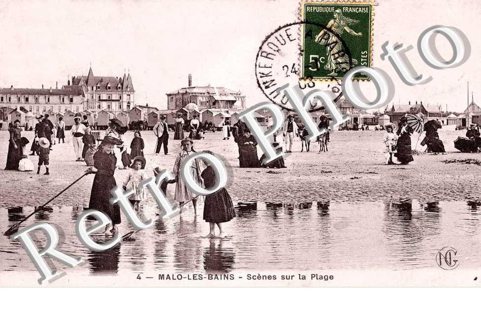 Scenes sur la Plage