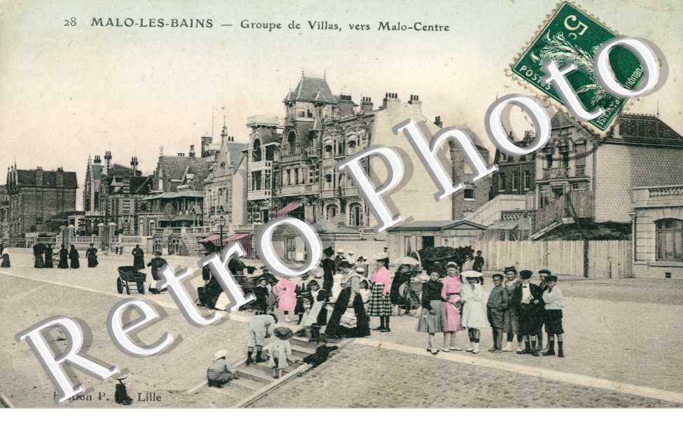 groupe de villas vers malo centre