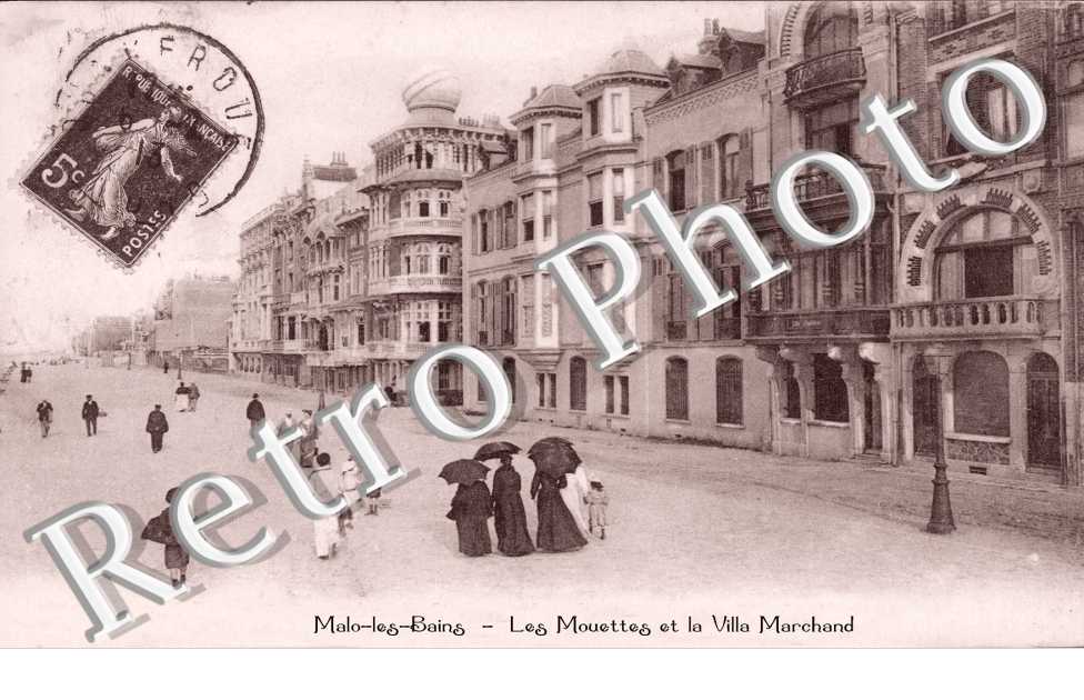 Les mouettes et la villa marchand