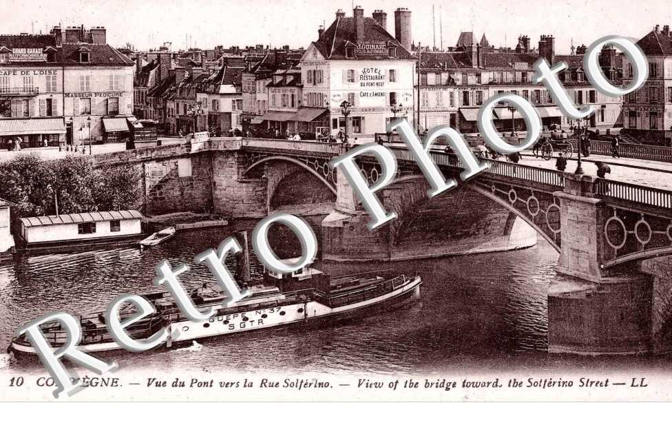 VUE DU PONT vers la rue Solferino