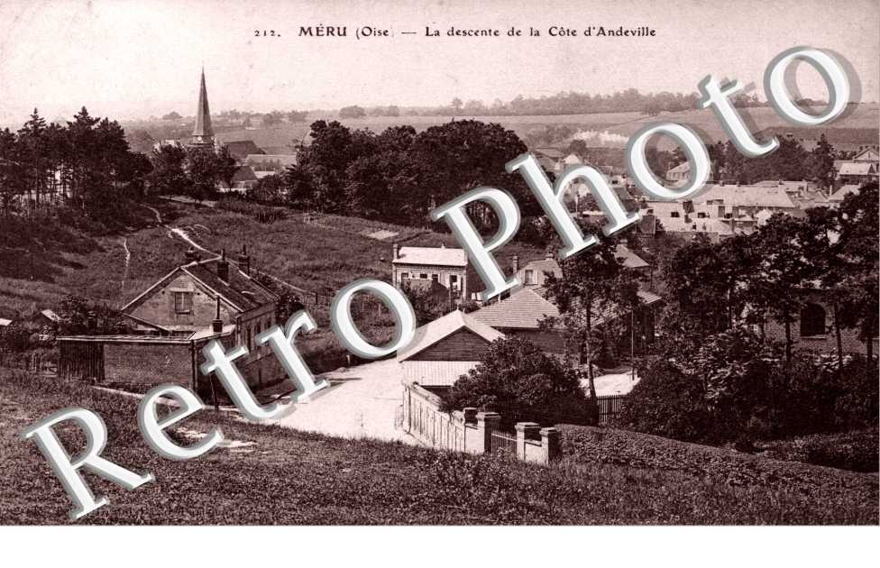 la descente de la Cote d 'Andeville