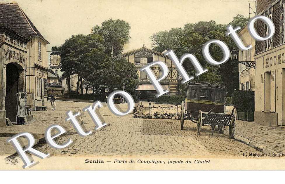 porte de Compiegne, facade du chalet