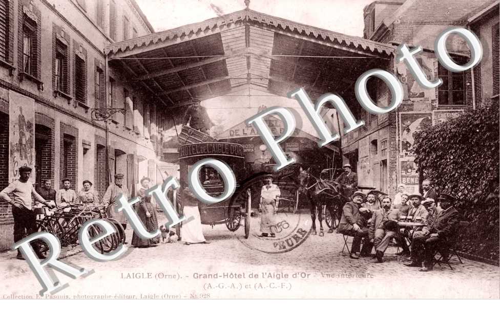 Grand Hotel de l&#039;Aigle d&#039;Or - vue interieure (belle carte)