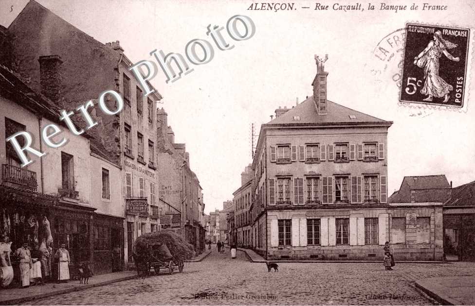 Rue Cazault, la Banque de France