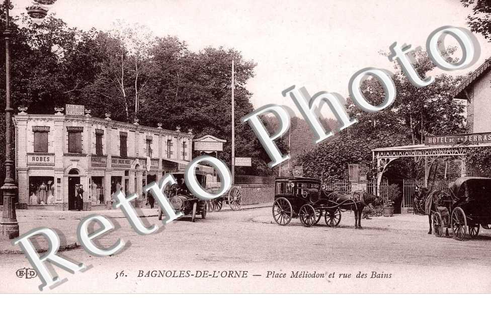 place Meliodon et rue des Bains