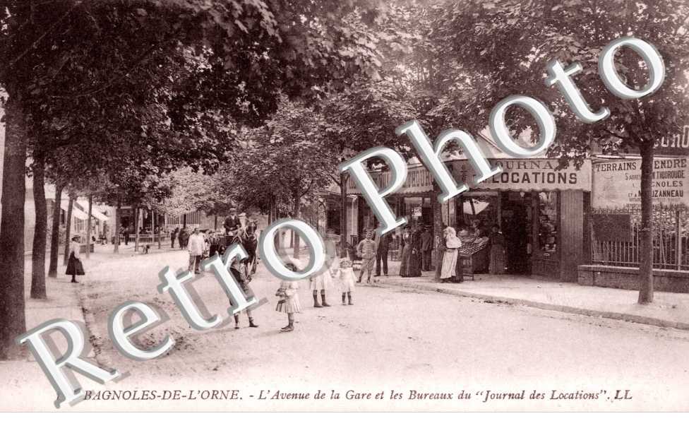 l&#039;Avenue de la Gare et les Bureaux du "Journal des Locations"