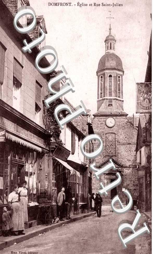 Eglise et rue St Julien