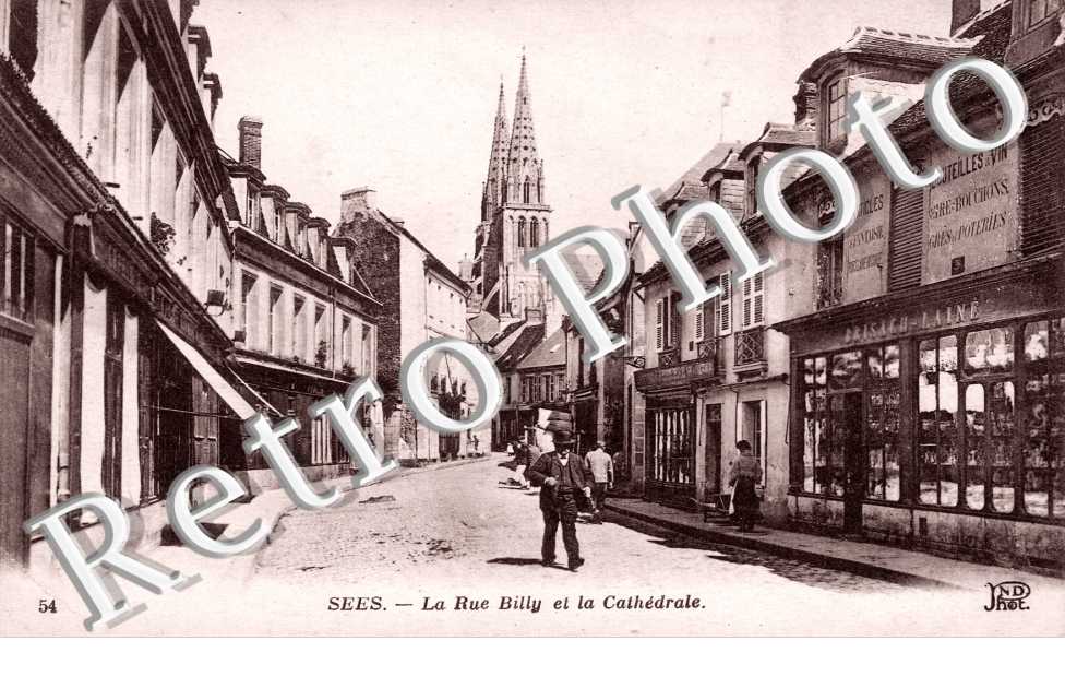 la Rue Billy et la Cathedrale