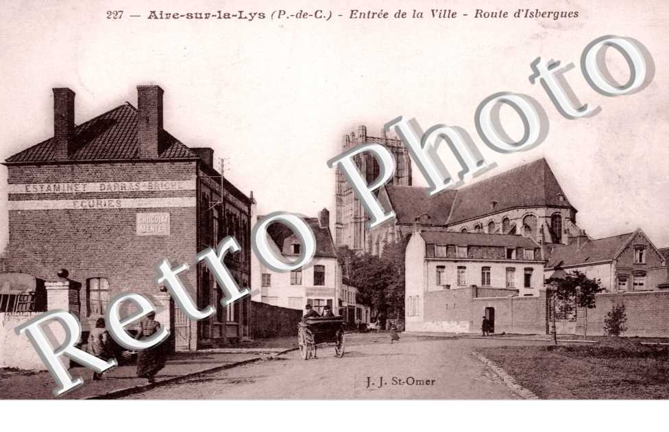 entree de la ville, route d&#039;Isbergues