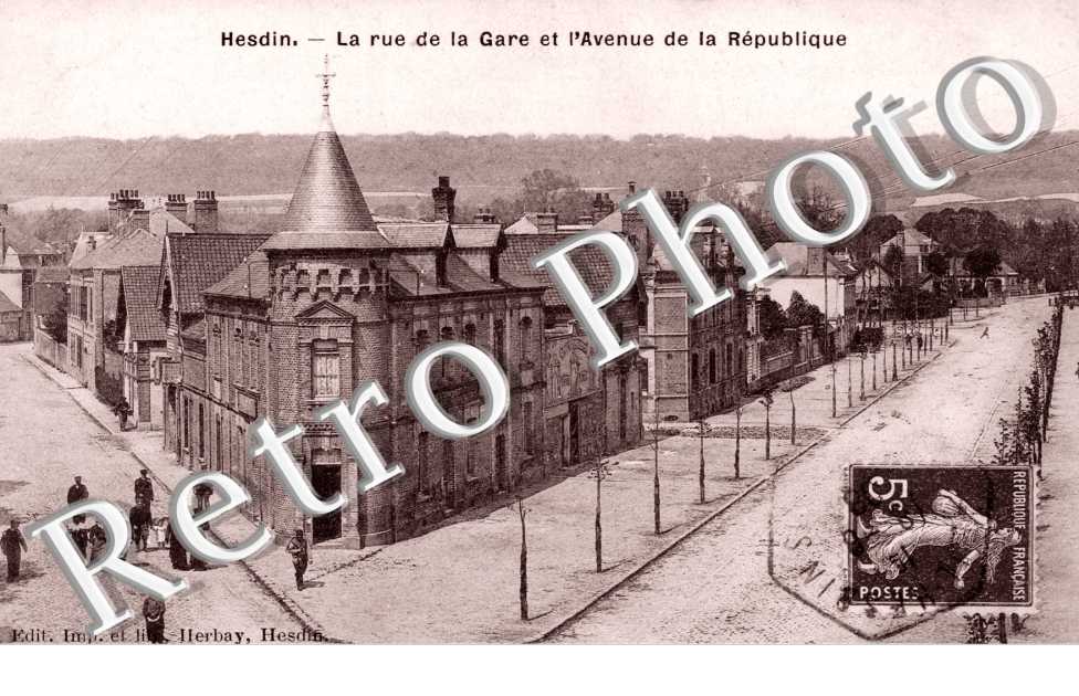 rue de la gare et Avenue de la Republique