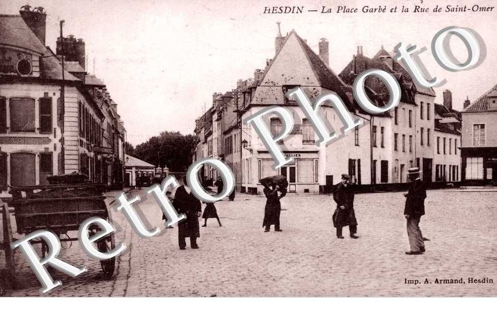 la place Garbe et la rue de Saint-Omer