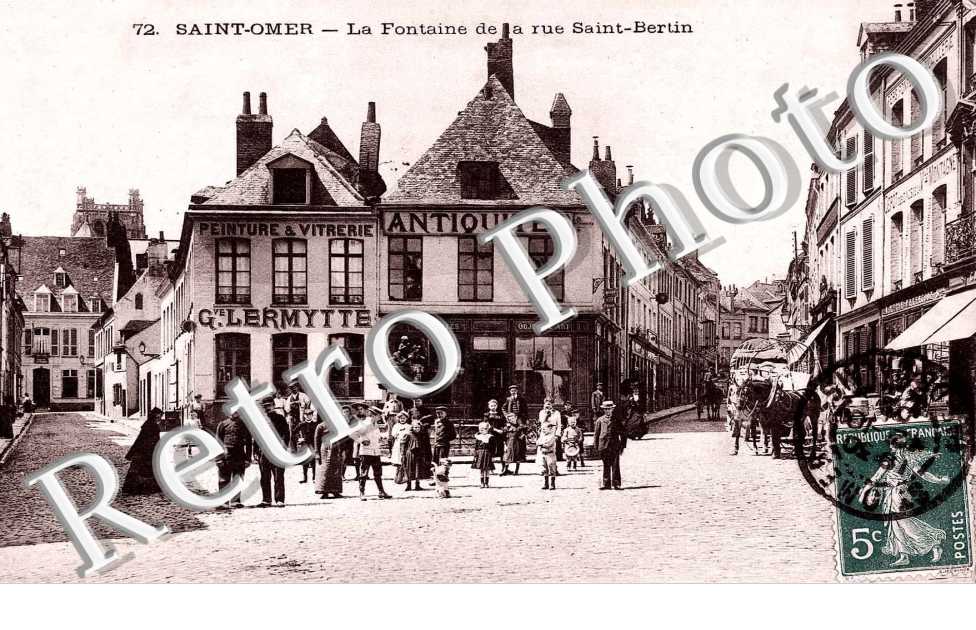 LA FONTAINE de la rue Saint Bertin